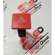 Interruptor Pisca Alerta Eurotech/eurotrakker/trakker/stralis/eurocargo/eurocargo Cavallino/cursor Garcia Diesel