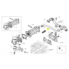 Tubo Agua Trocador Calor Motor Daily 3.0 Garcia Diesel
